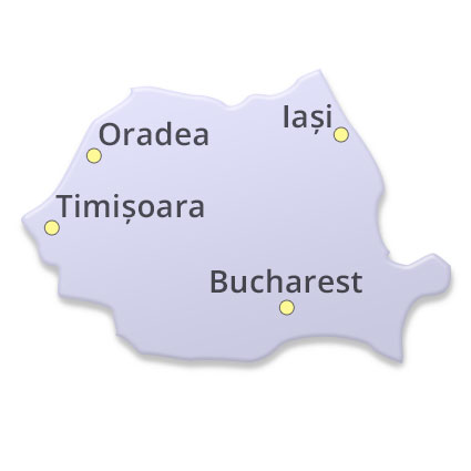 Romania, Bucharest, Timișoara, Oradea, Iași